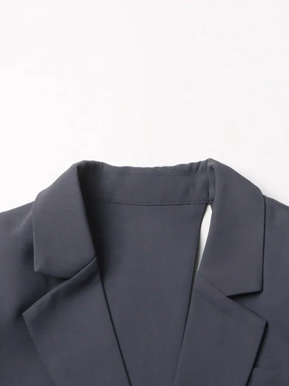 Blazer Gótico Bell Asymmetric Cutout