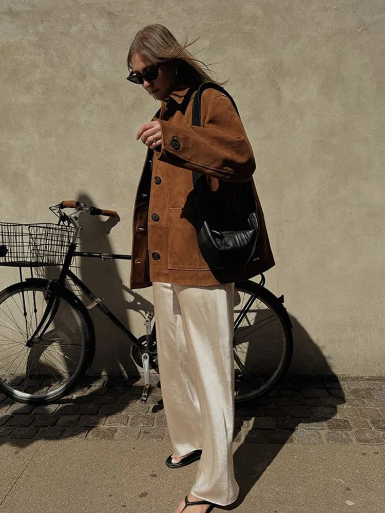 Top Gótico Antonia Brown Loose Jacket