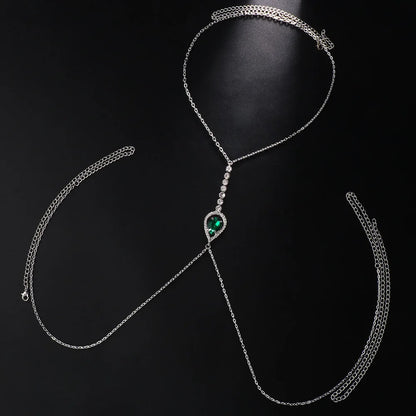 Cadena Green Crystal Chest