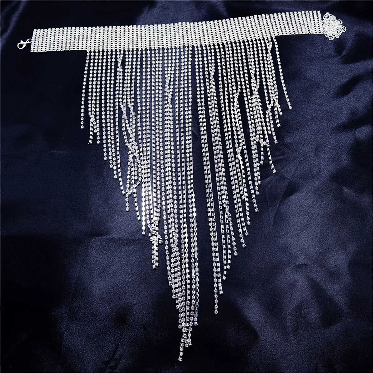 Collar Tassel Rhinestone