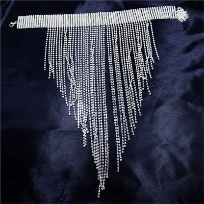 Collar Tassel Rhinestone