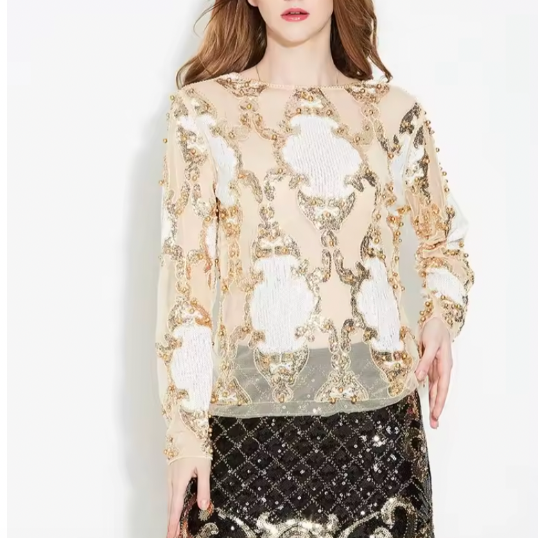 Top Gótico Luxury Sequin