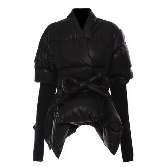 Chaqueta Gótica Lace Up Asymmetric