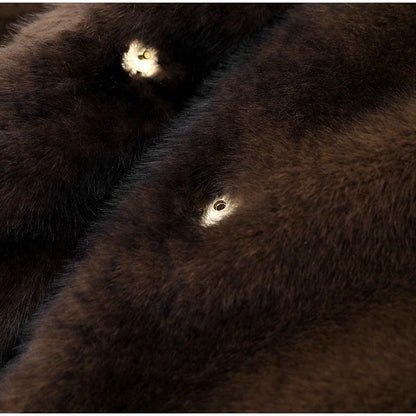 Abrigo Gótico 's Faux Fur