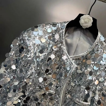 Chaqueta Gótica Shiny Long Sleeve Party