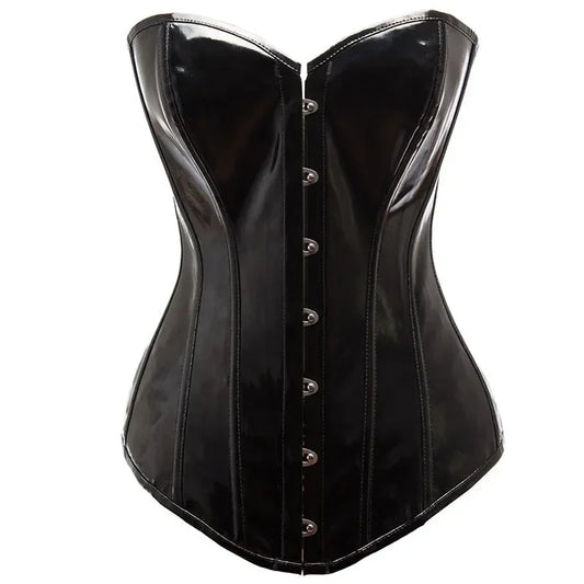 Top Gótico Glossy Corset