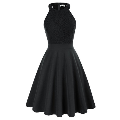 Vestido Gótico Sleeveless Flared