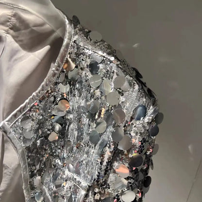 Chaqueta Gótica Shiny Long Sleeve Party