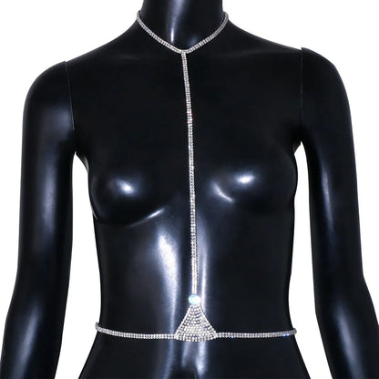 Collar Crystal Chest Cadena