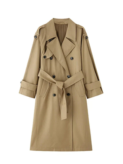 Top Gótico Gema Oversized Khaki Trench Coat