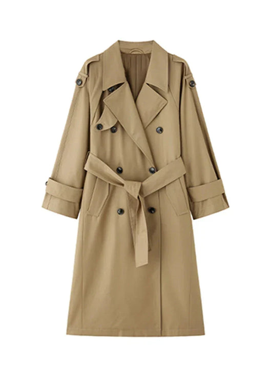 Top Gótico Gema Oversized Khaki Trench Coat