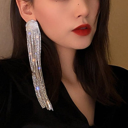 Pendientes Laylin Rhinestone