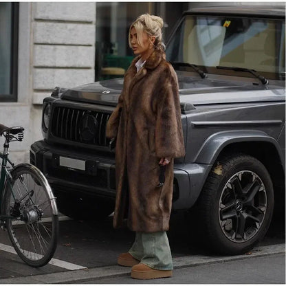 Abrigo Gótico 's Faux Fur