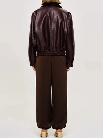 Chaqueta Gótica 's Zipper Leather