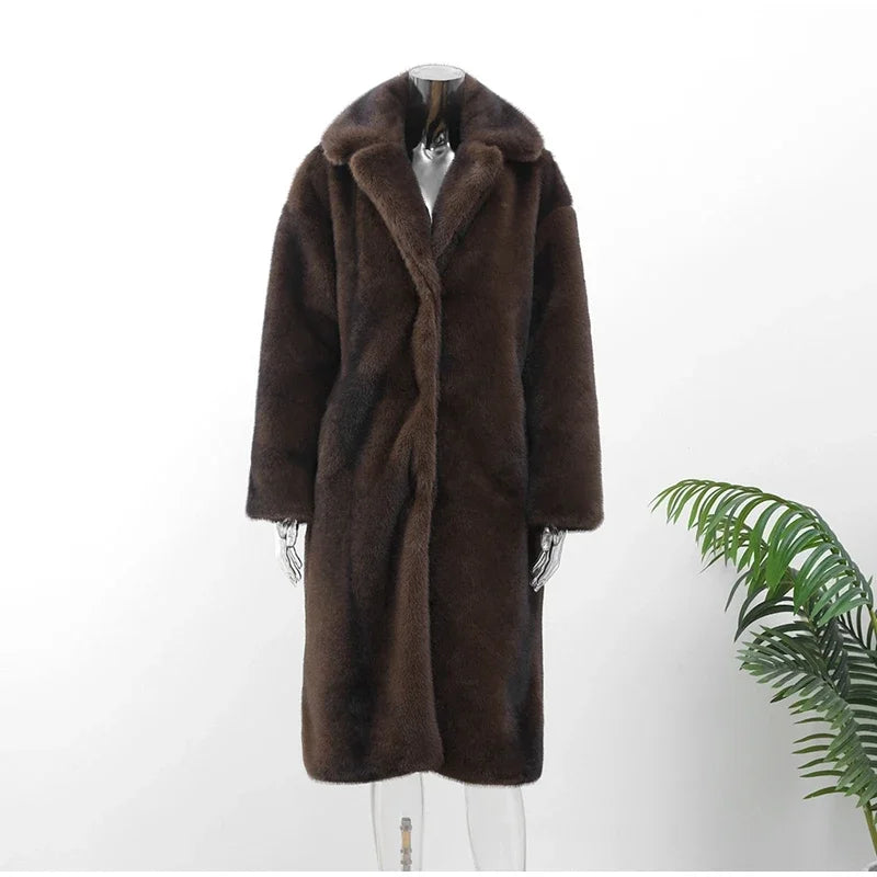 Abrigo Gótico 's Faux Fur