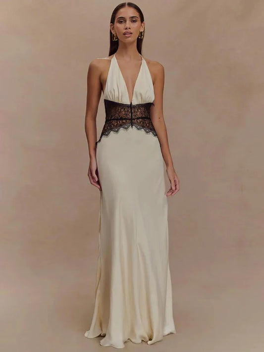 Vestido Gótico Giorgia Backless Maxi