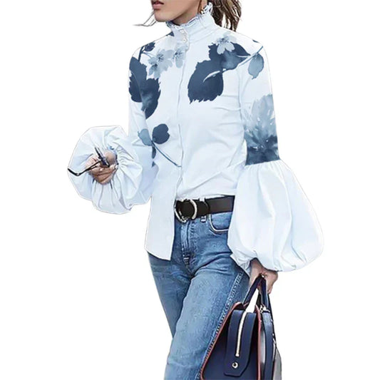 Blusa Gótica Raffaella Puff Sleeve