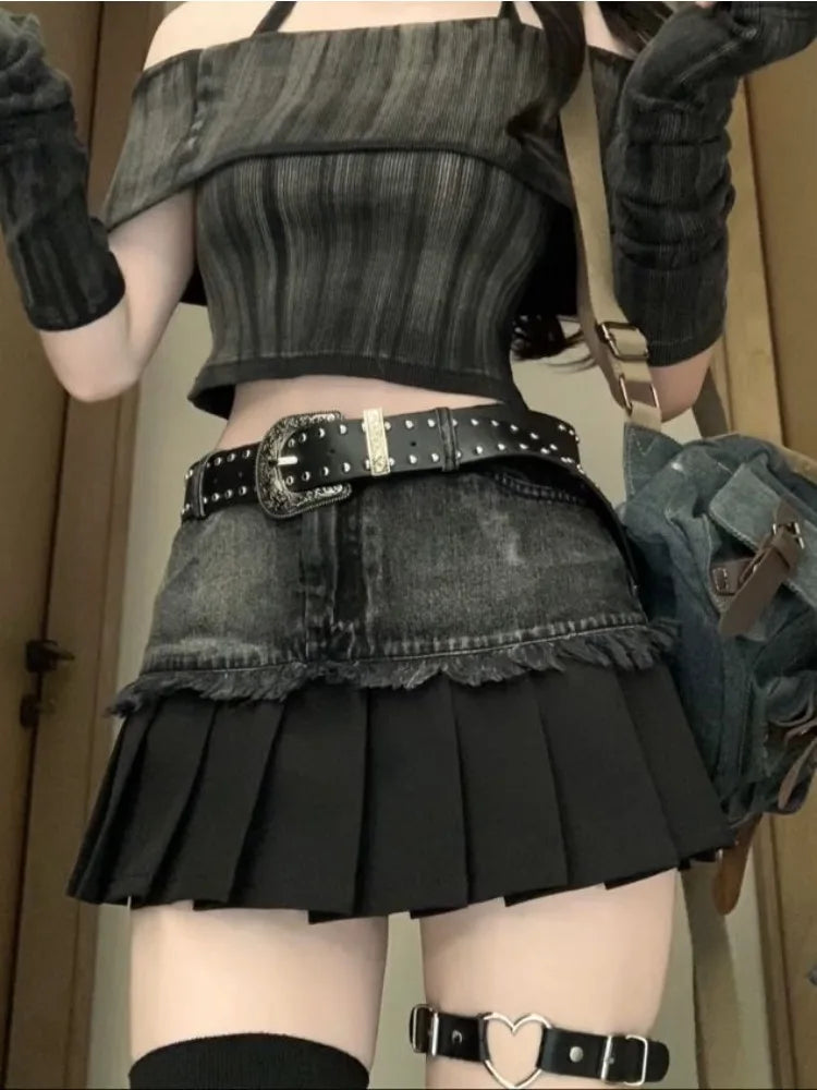 Falda Gótica Selene de Sombra