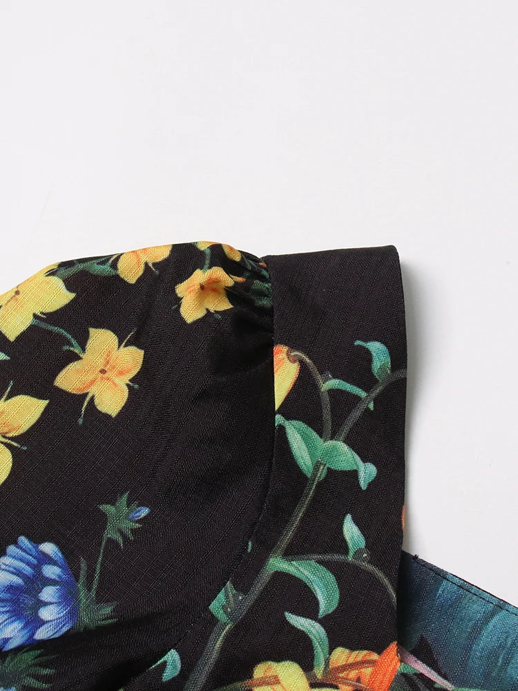 Vestido Gótico Esmeralda Print