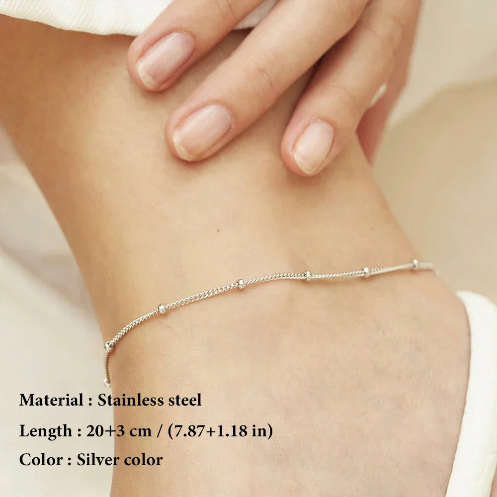 Cadena Stainless Steel Anklet