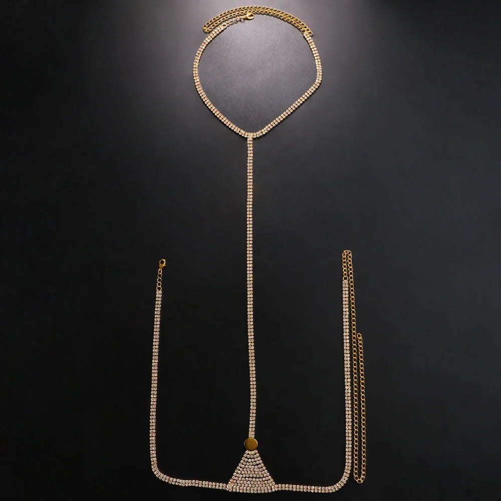 Collar Crystal Chest Cadena
