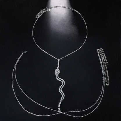 Cadena Snake Green Crystal