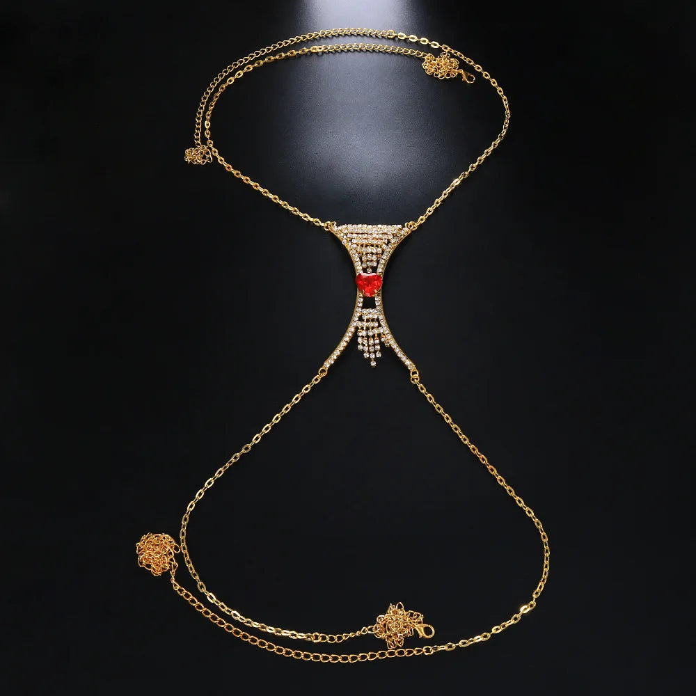 Cadena Heart Crystal Chest