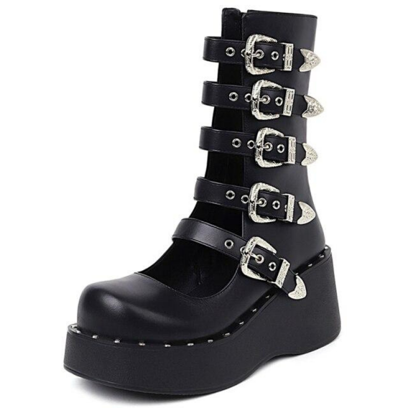 Botas Góticas Open Ankle