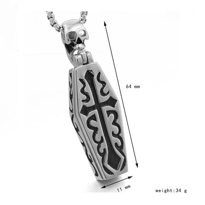 Collar Ataúd de Acero Profano