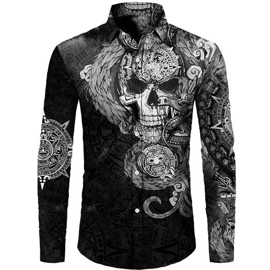 Camisa Gótica Calavera Profana