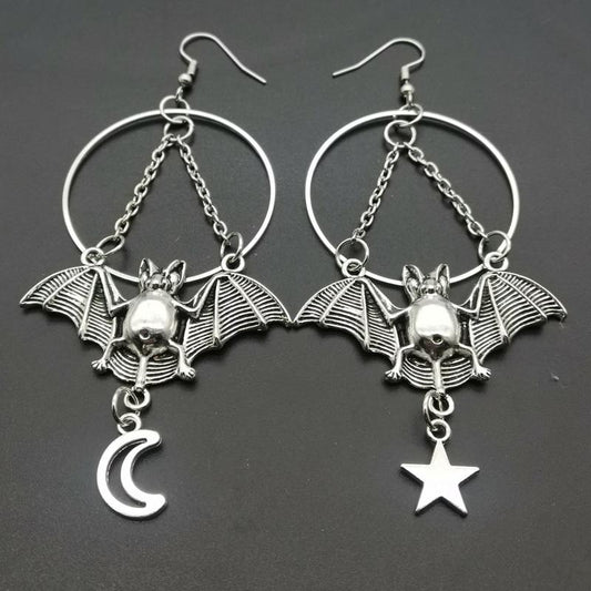 Bat Earrings Oscuro