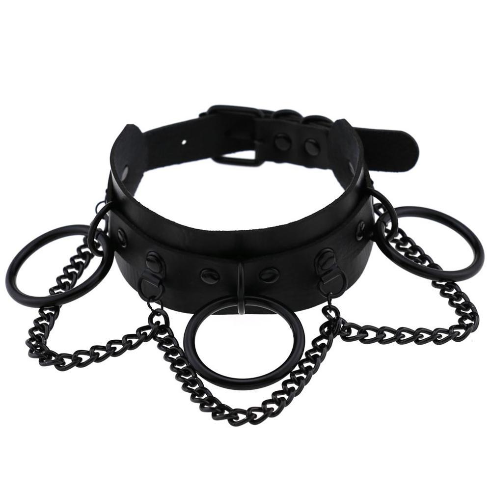 Negro Punk Choker de la Noche Eterna