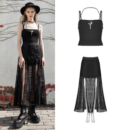 Falda Gótica Carmen de Ceniza