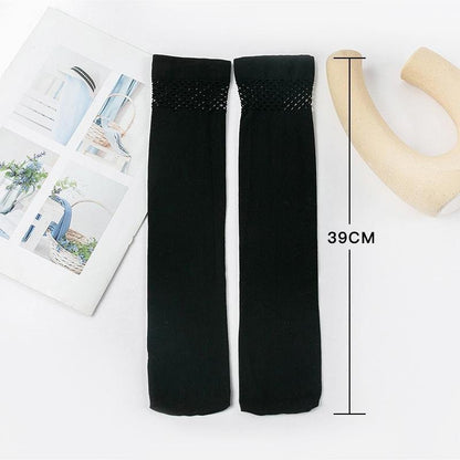 Elegant Gótico Socks de Ceniza