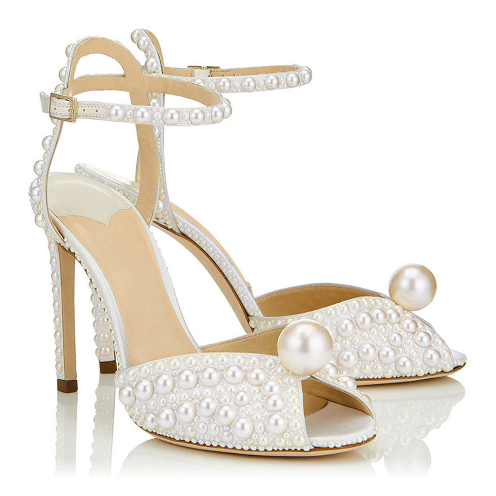 Sandalias Góticas Elegant Pearl Stiletto
