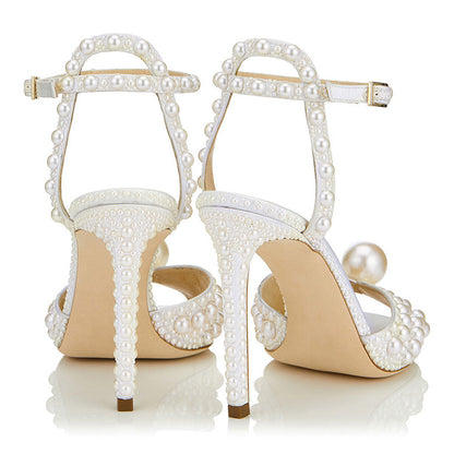 Sandalias Góticas Elegant Pearl Stiletto