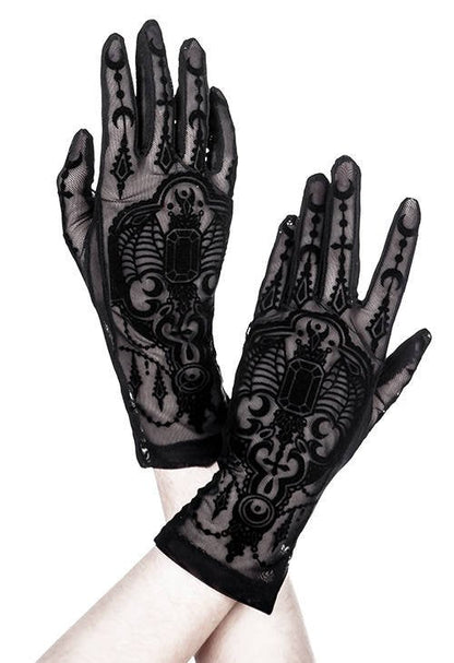 Bejewelled Bat Gloves Profano