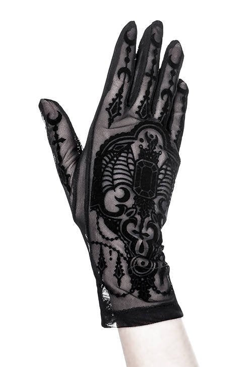 Bejewelled Bat Gloves Profano