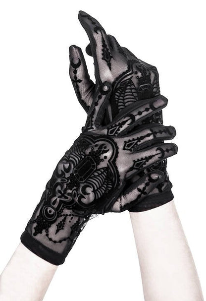 Bejewelled Bat Gloves Profano