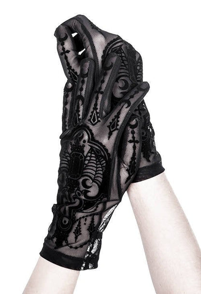 Bejewelled Bat Gloves Profano