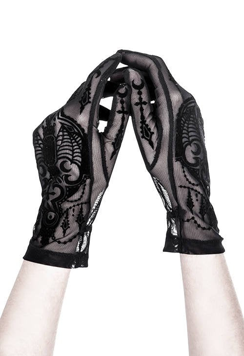 Bejewelled Bat Gloves Profano