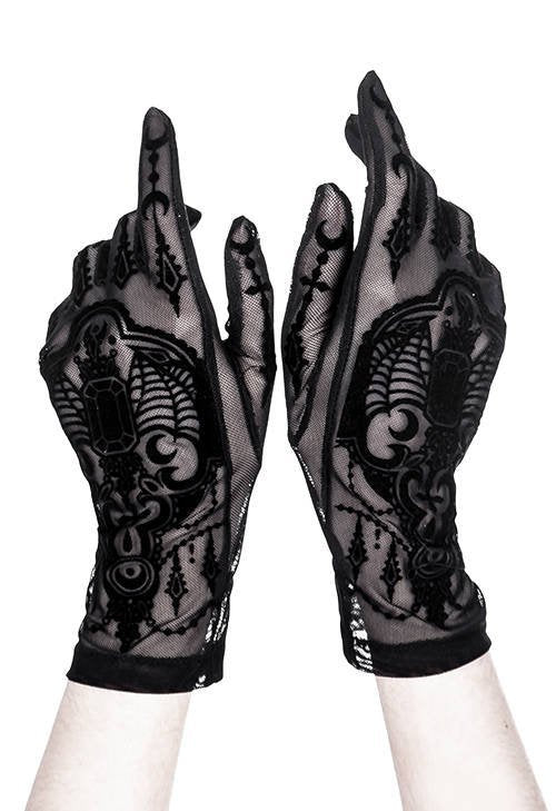 Bejewelled Bat Gloves Profano