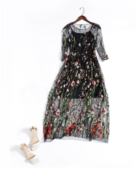 Vestido Gótico Lucía de Encaje