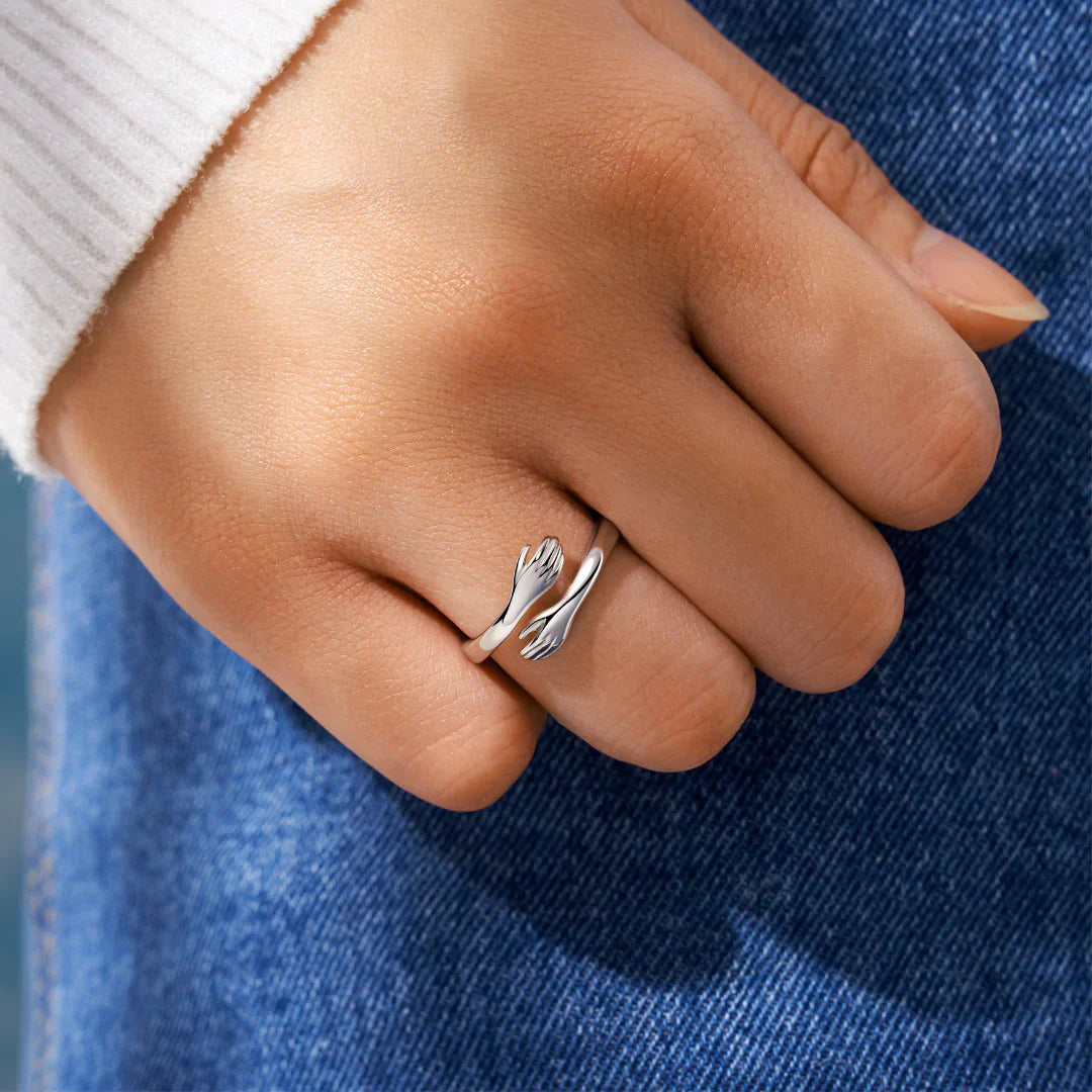Anillo Couple Hug