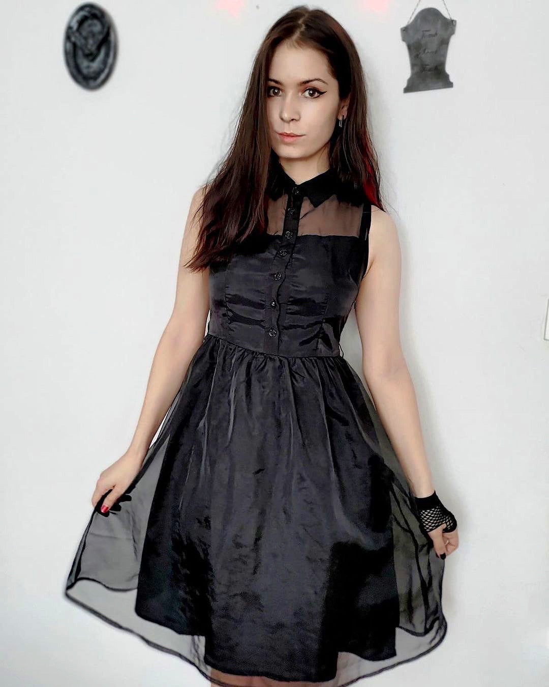 Vestido Gótico The Spooky Hepburn Mara