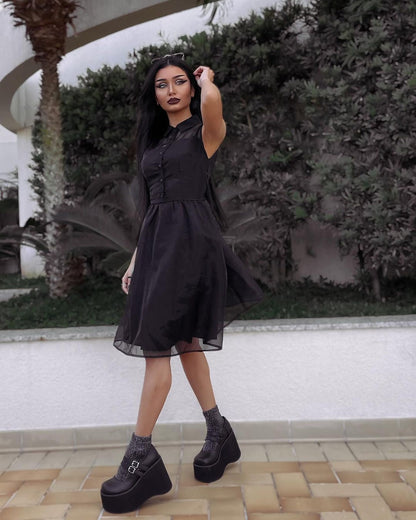 Vestido Gótico The Spooky Hepburn Mara