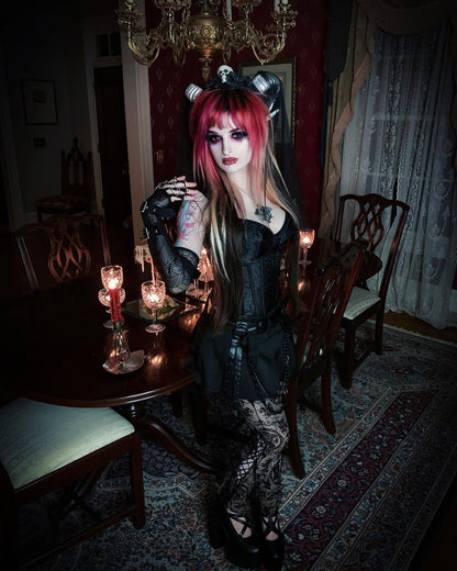 Handcuffs Cinturón Cadena Maldito