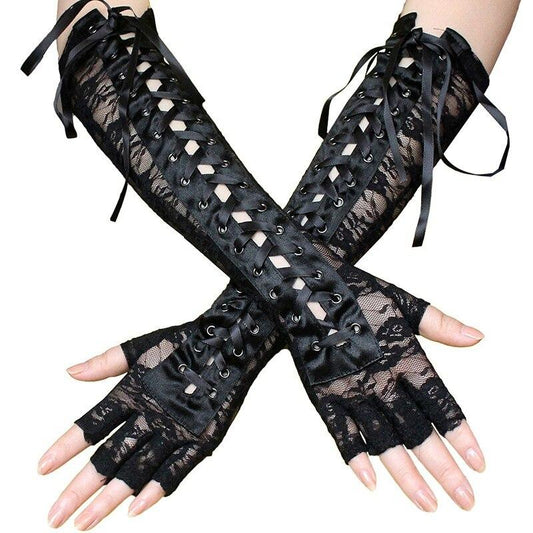 Lace Long Gloves del Inframundo