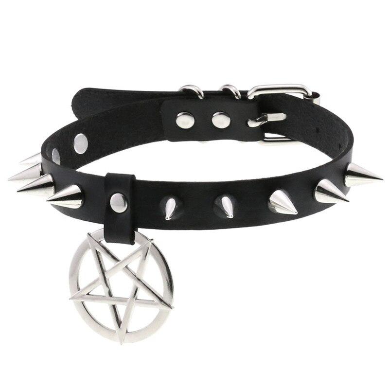 Pentagram Choker de Medianoche