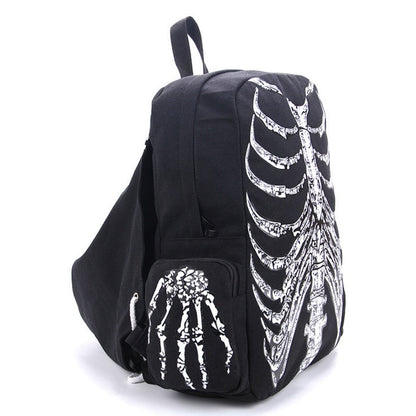 Skeleton Hooded Mochila